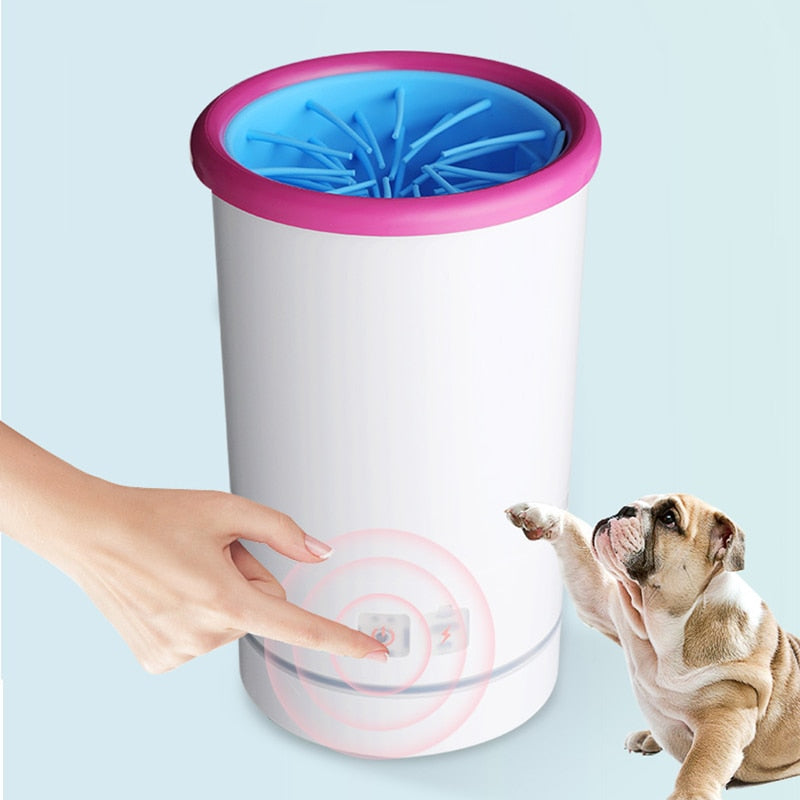 Automatic dog best sale paw cleaner